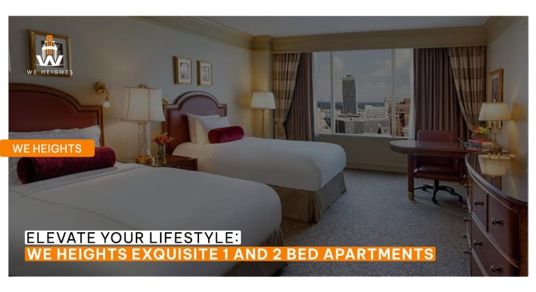 Elevate Your Lifestyle: We Heights Exquisite 1 and 2 Bed Apartments - We Heights